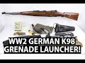 WW2 1940 German Mauser K98 Rifle with Grenade Launcher, Range Finder, and More!