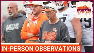 Bull & G Bush went to Browns' training camp this weekend & came away with some STRONG IMPRESSIONS