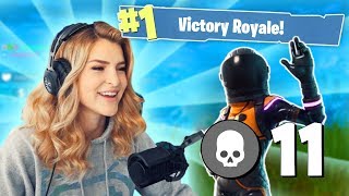 11 Kill Solo Win Fortnite Battle Royale Kittyplays