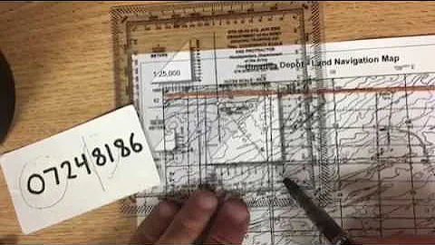 LANDNAV - using a protractor