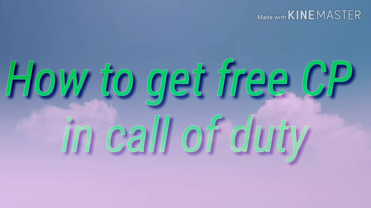 How to get free CP in COD mobile YouTube