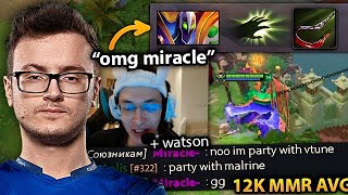 The MIRACLE SHOW with Rubick MID made WATSON win in 12K MMR AVG