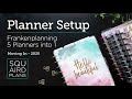 My Planner Setup 2020 :: Frankenplanning 5 Planners into 1 :: Squaird Plans :: Classic Happy Planner
