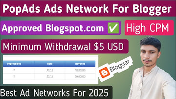 Best Cpm Ad Network For Small Publishers | Ad Network For Blogger Website | Popads Ad Networks 2025