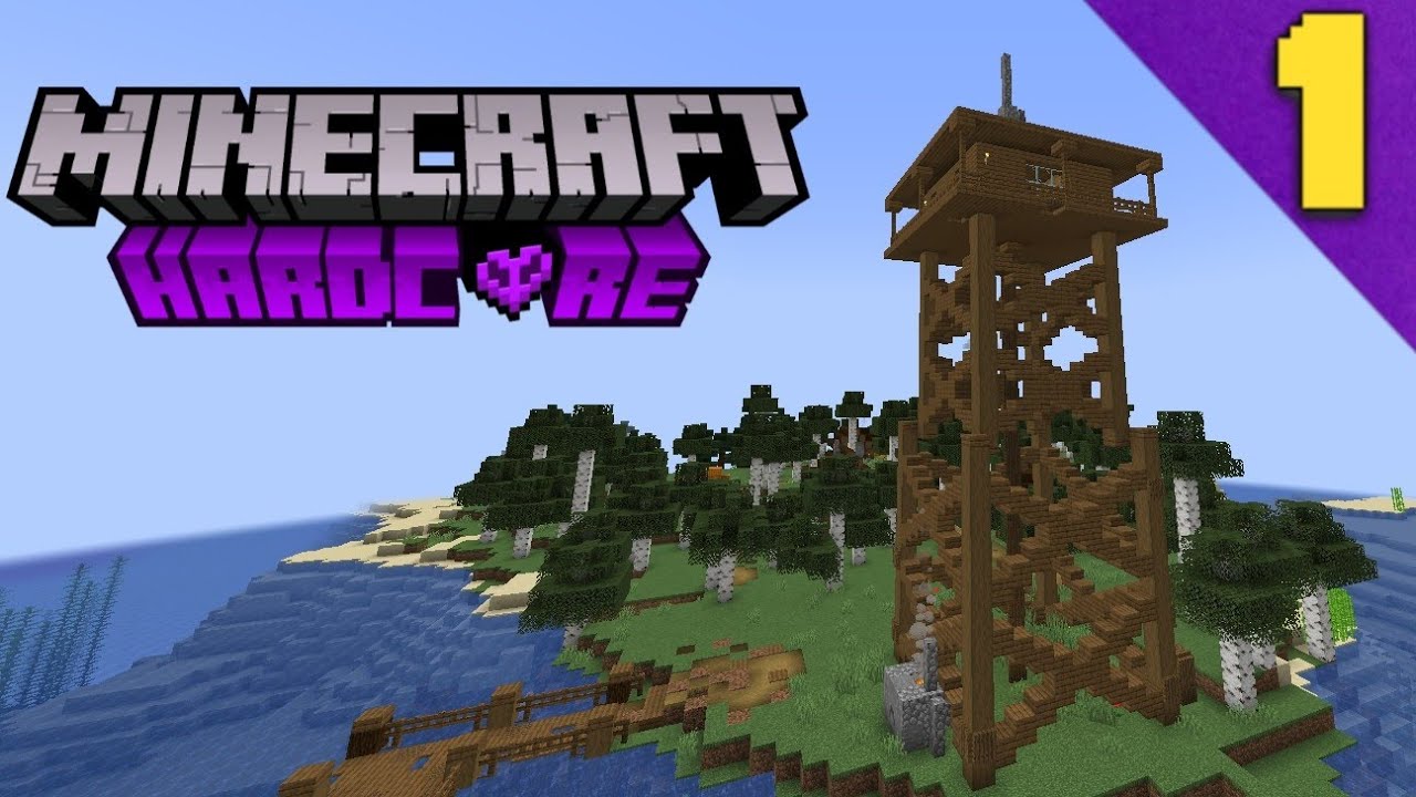 The Watchtower!! | Hardcore Minecraft Let's Play | Episode 1