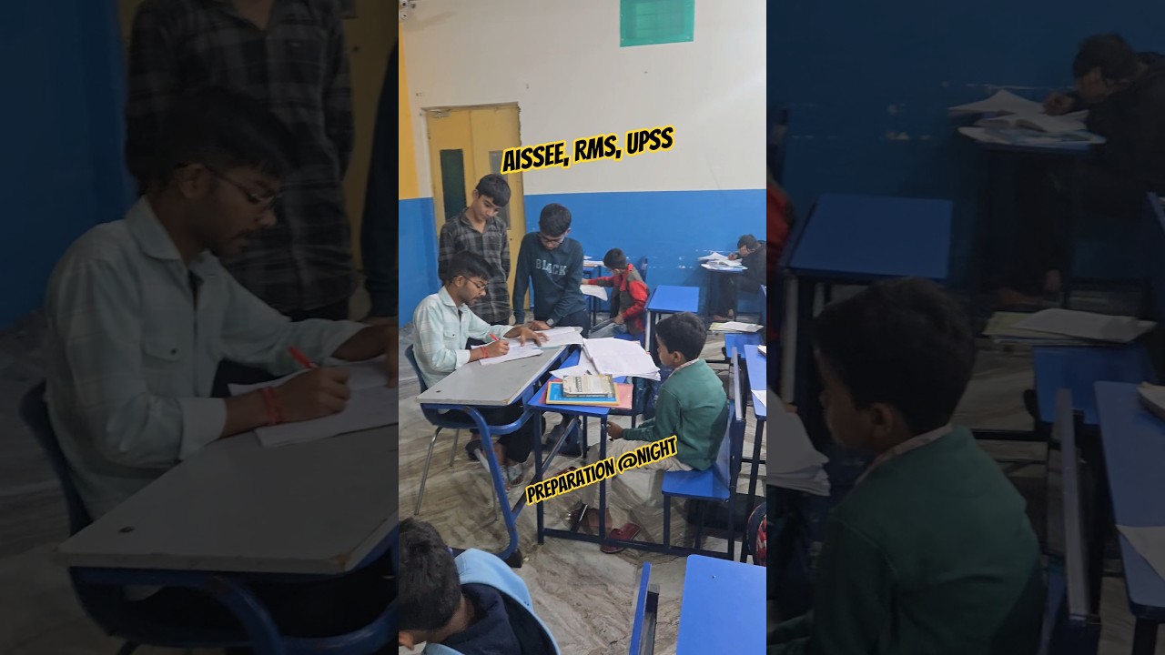 AISSEE, RMS & UPSS Preparation At Night|Geometry Academy 
