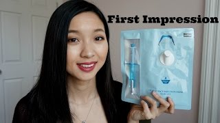 First Impression Oozoo Face Injection Mask in Lift ft Face Mask with YouTube