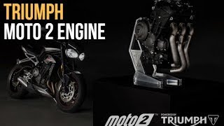 2019 Triumph Moto2 765cc Triple Engine