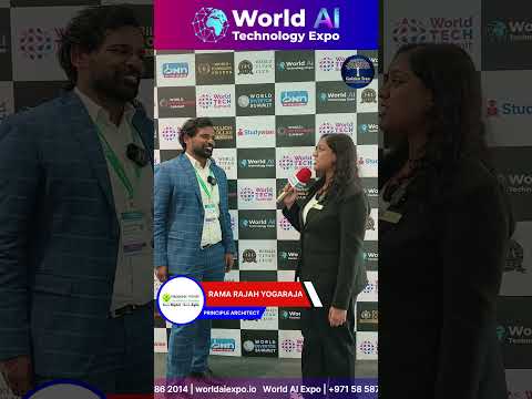 Attendee testimonial video from World AI Expo Dubai