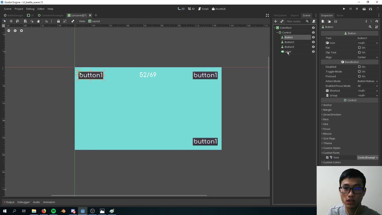 Godot Engine | 實作responsive UI:使用Anchor - YouTube