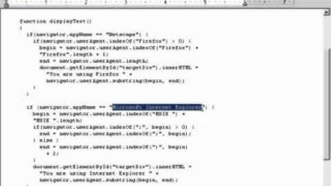 Determining Which Browser the User Has   Ajax Tutorial