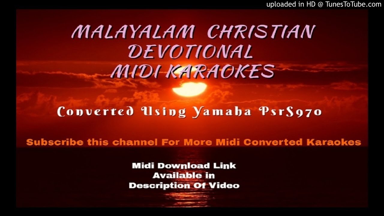 Oru Kunju Poovu Njan Midi Karaoke