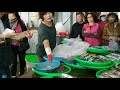 #海鮮叫賣哥#籃子裝鈔票#肉鯽仔和蝦子.Taiwan Taichung Market Seafood Fishmonger Auction Seafood#台中大雅區市場