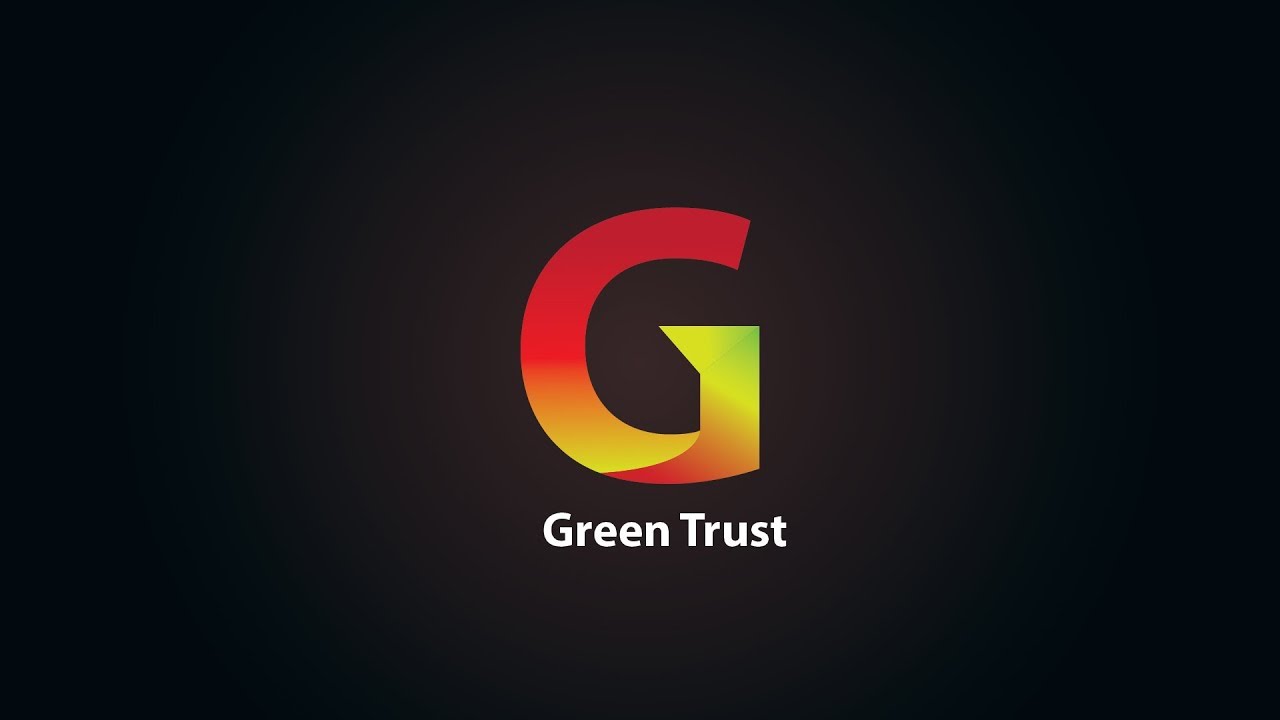Design G Logo By Illustrator CC | Green Trust Logo