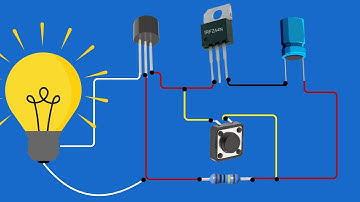 How to Make a Single Switch | Latch Circuit Using MOSFET IRF44N & Transistor BC558