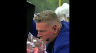 Pat McAfee is on elevated surfaces 😅 #shorts thumbnail