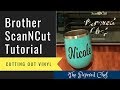 BrotherScanNCut Vinyl Coffee Mug - Personalize your Gifts with Vinyl - DIY Tutorial