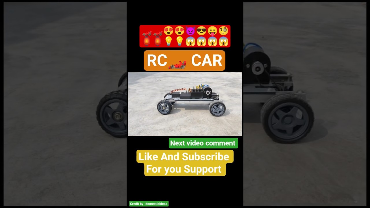 How to Make Powerful RC Car at Home 🚗🔥 | DIY RC Car