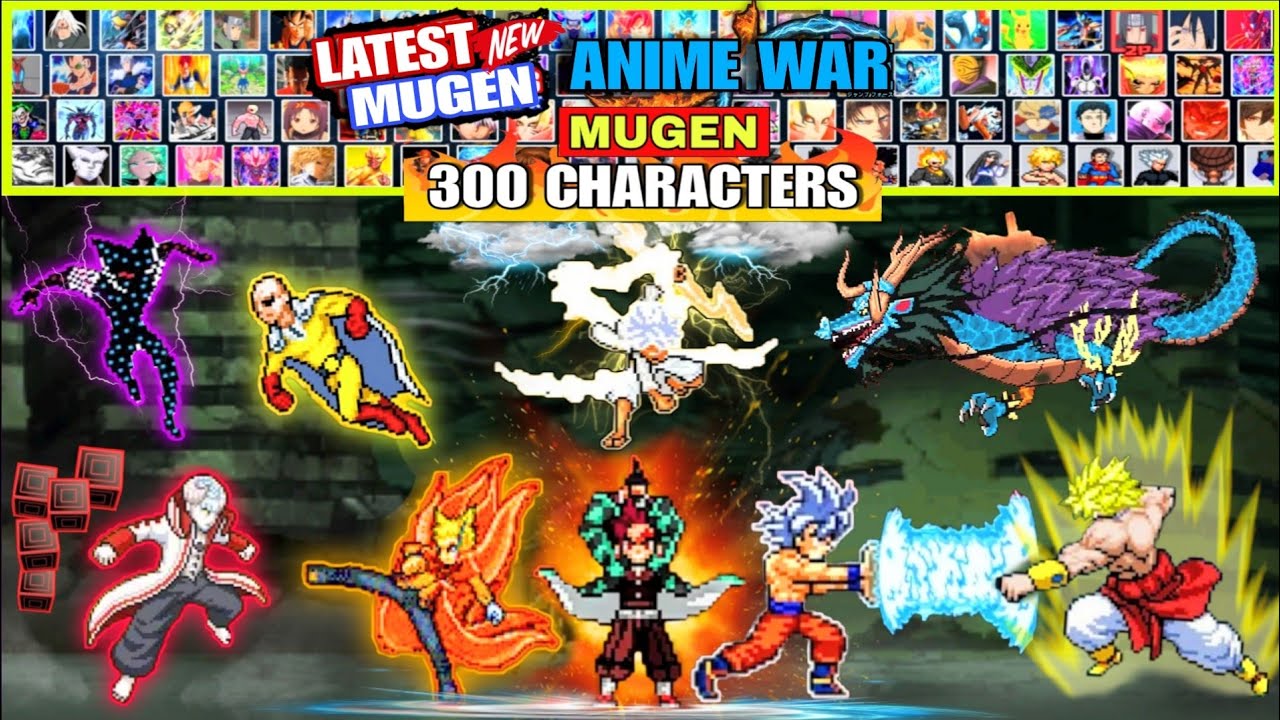 ANIME WAR SUPER MUGEN 3 NEW +120 CHARACTER [ ANDROID + IOS ] DOWNLOAD 