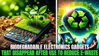 Biodegradable Electronics – Gadgets That Disappear After Use To Reduce E-waste