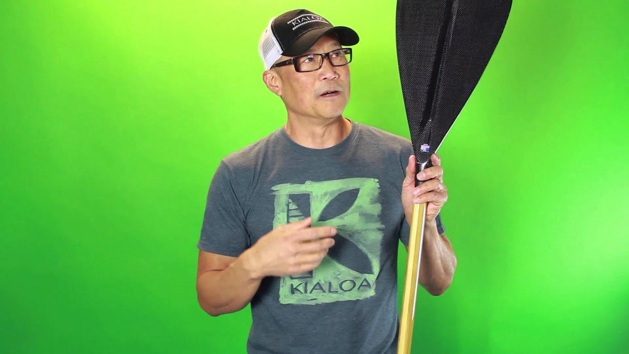 Hoku Hybrid Double Bend - KIALOA Outrigger Paddle