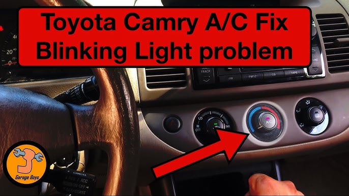 How To Fix Ac Light Blinking Toyota Camry: Quick & Easy Solutions