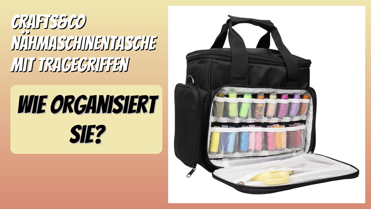 BEWERTUNG (2026): Crafts&Co Nähmaschinentasche mit Tragegriffen. Infos