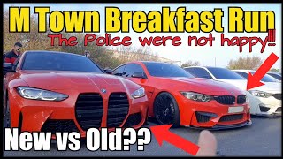 ///M Town & SNJ Motorsport Breakfast Run the Popo Stopped Me!! Disturbing The Peace Breakfast Run 1 Aug 2021 I Missed This Fun