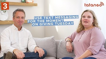 Use Text Messaging for the Moment on Giving Tuesday