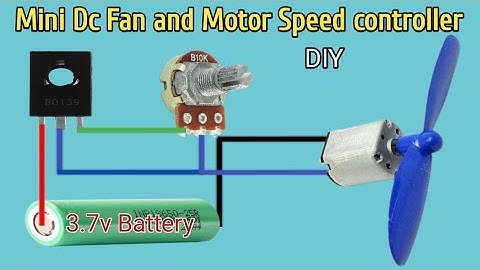 How to Make 3.7v Fan Speed controller  | 3.7v to 5v fan speed controller