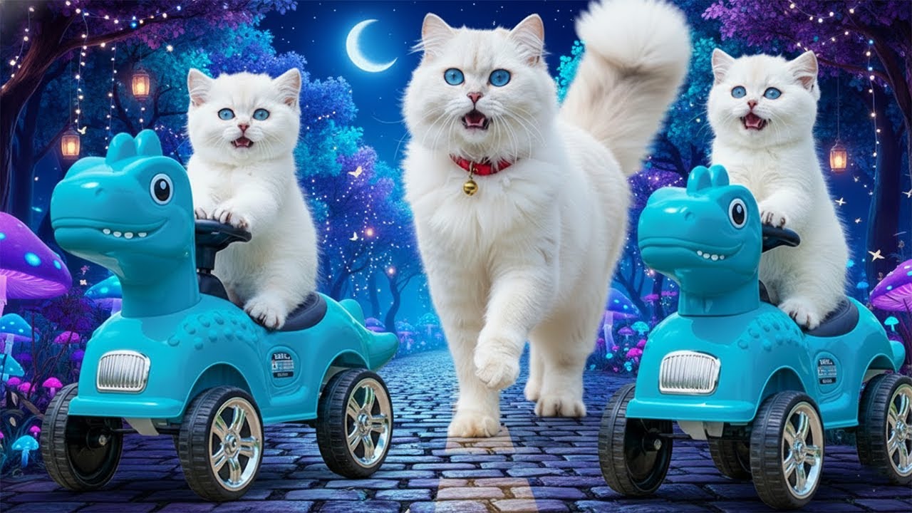 Mama Cat Helps Kitten After Explosion💥 Kittens Ruin Mom’s Sofa! 😱 Can They Fix It?