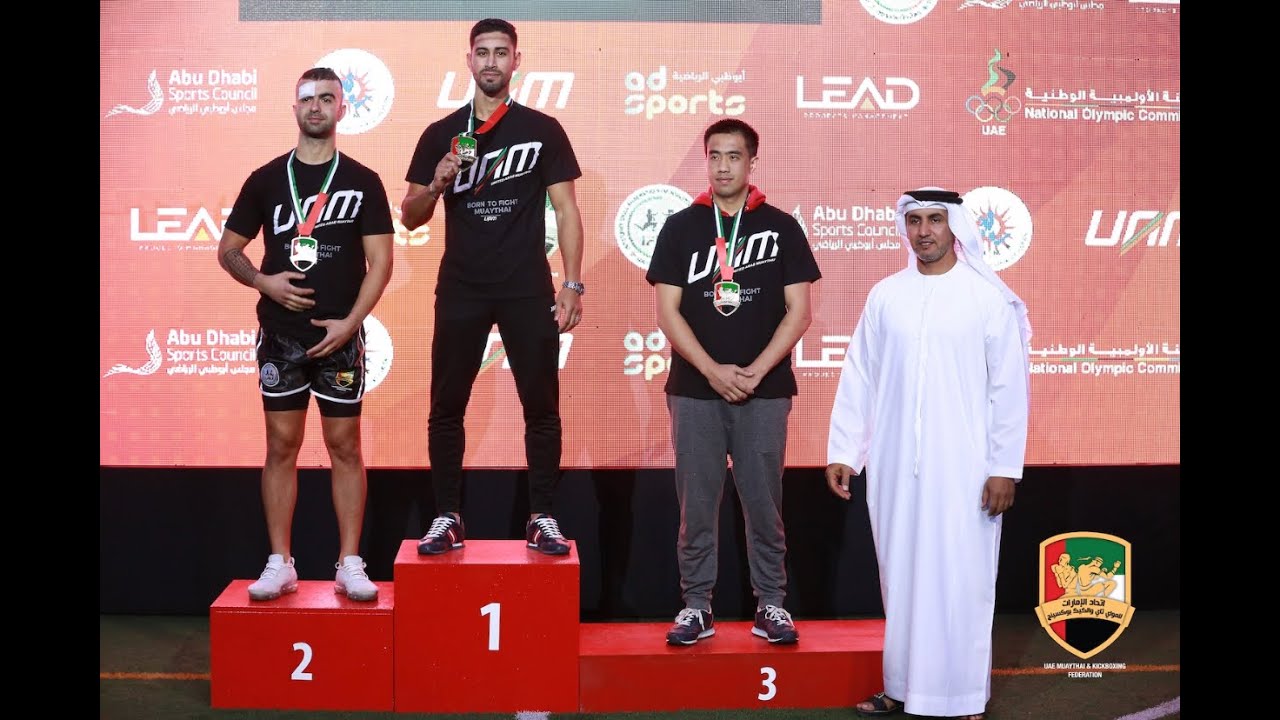 Mohamed El Boukhari ( MAR ) first place -71KG - UAE MUAY THAI ...