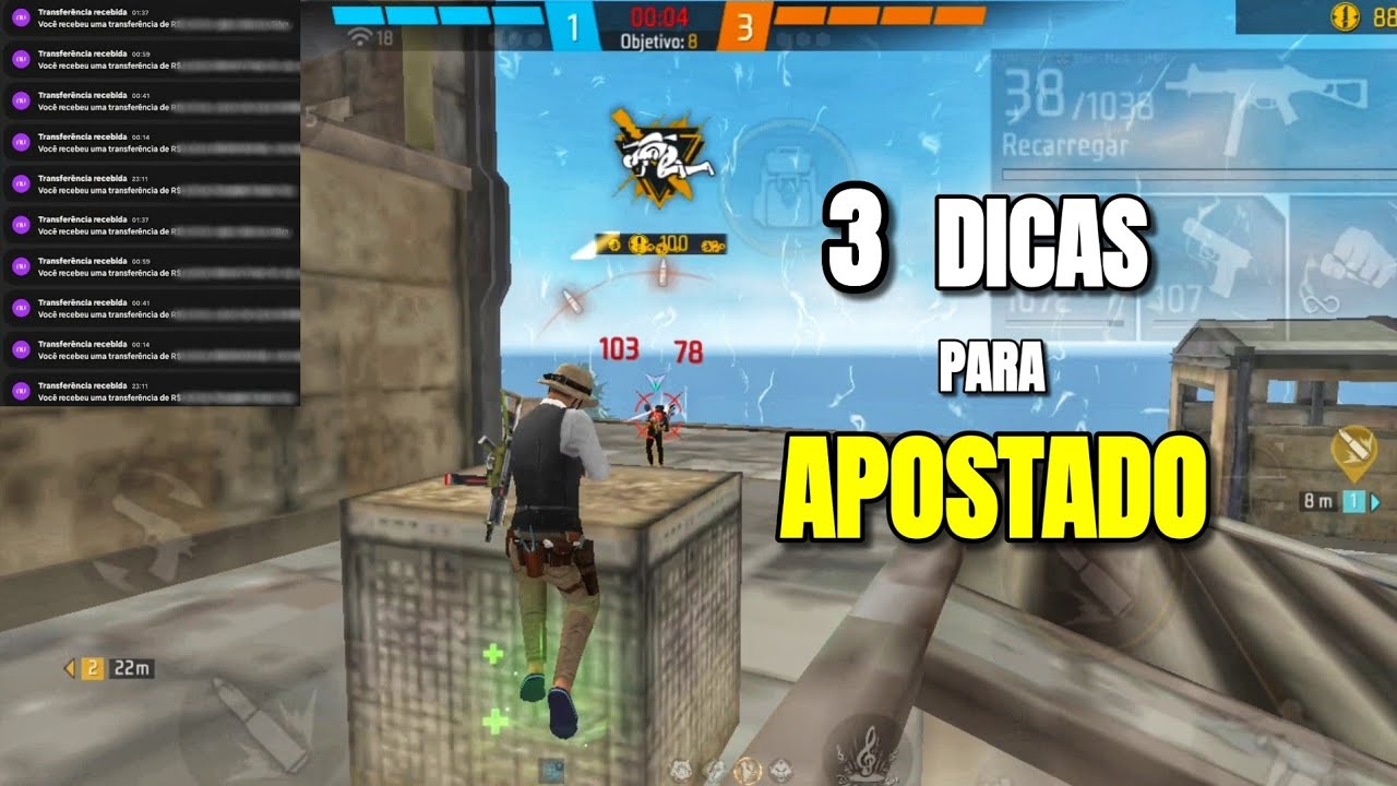 3 MELHORES DICAS PARA JOGAR APOSTADO no FREE FIRE!