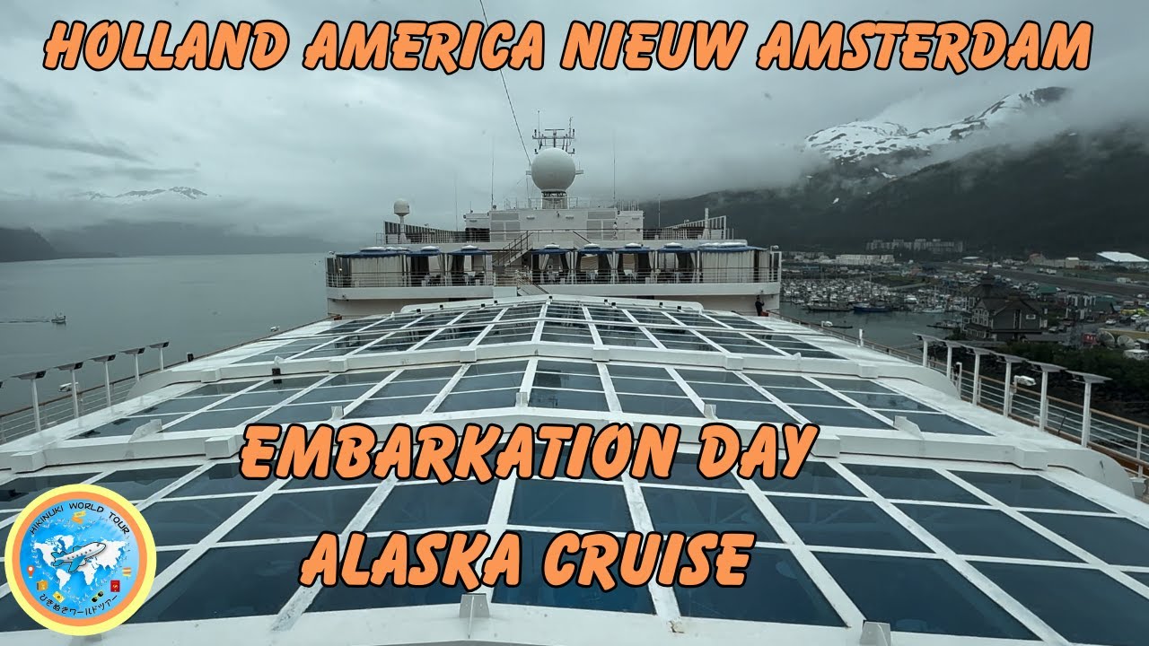 Holland America Alaska Cruise on Nieuw Amsterdam Embarkation Day | Obstructed Oceanview Cabin