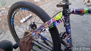How To Modify Bicycle Sticker Installation 2021 How To Make Custom Sticker For Any Bicycle At Home