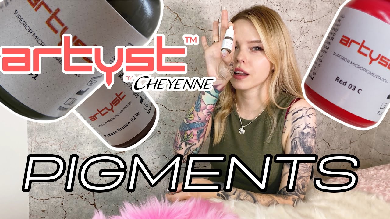 Обзор на краски для перманентного макияжа Artyst от Cheyenne Rus