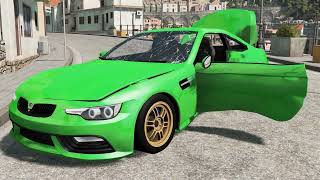 Cars vs Bollards – BeamNG Drive