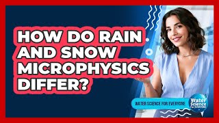 How Do Rain and Snow Microphysics Differ?