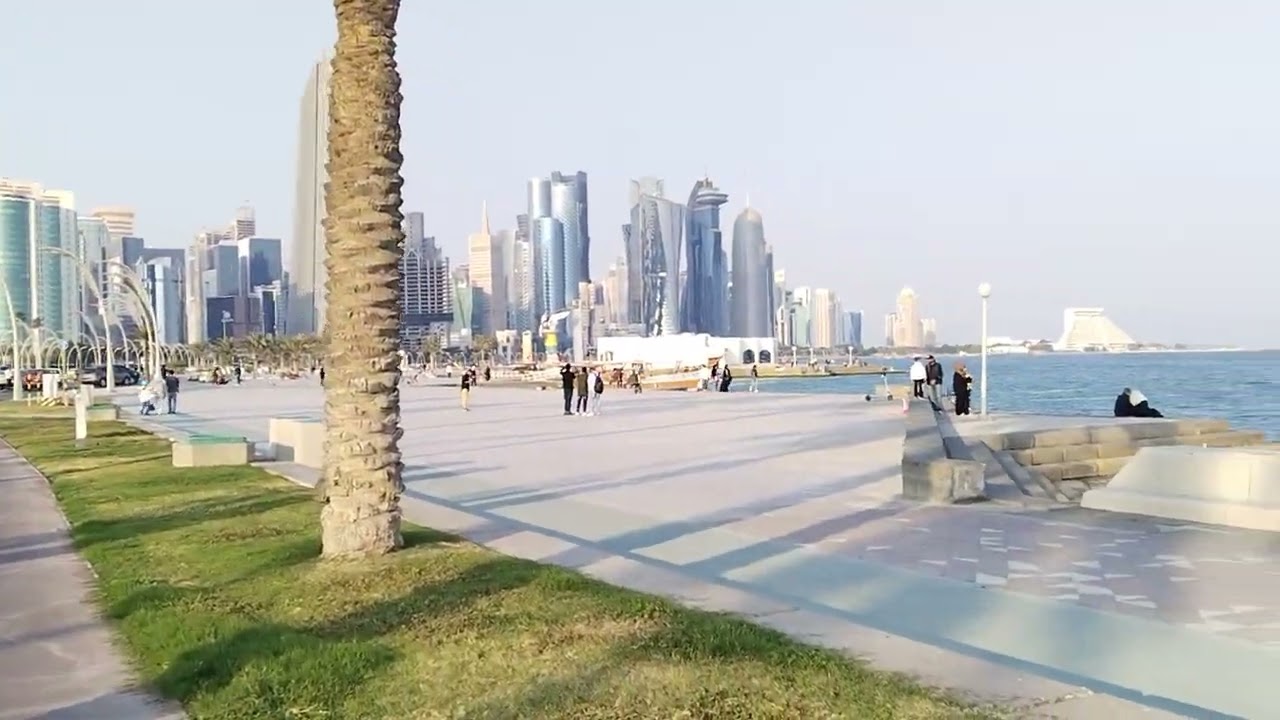 very cool weather Doha Qatar January month and beautiful City 🏙️