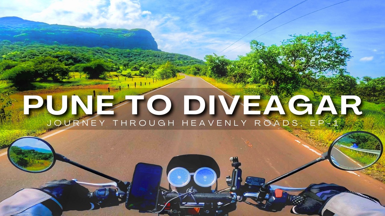 Epic Pune to Diveagar road trip on a Royal Enfield via beautiful Tamhini ghats | Episode - 1