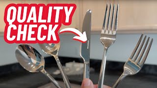Silverware Upgrade! Improving my kitchen & finding high quality items - Kingstone Silverware Set