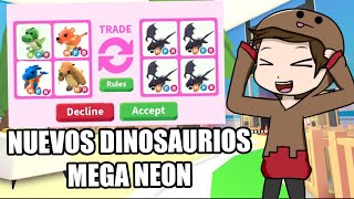 ESTO OFRECEN POR LOS NUEVOS DINOSAURIOS MEGA NEONES EN ADOPT ME ROBLOX!