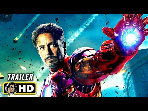 IRON MAN (2008-2013) All Trilogy Trailers [HD] Marvel