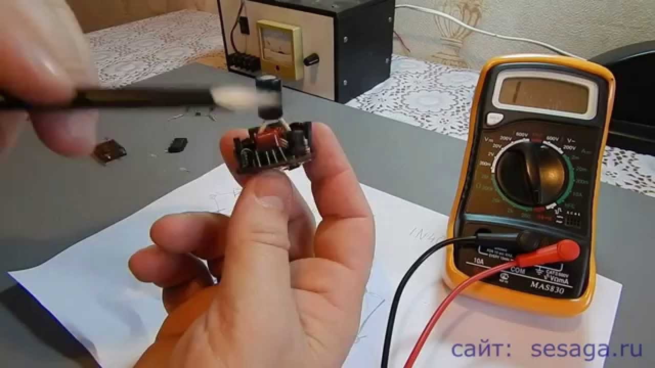 Как проверить диодный мост мультиметром - YouTube