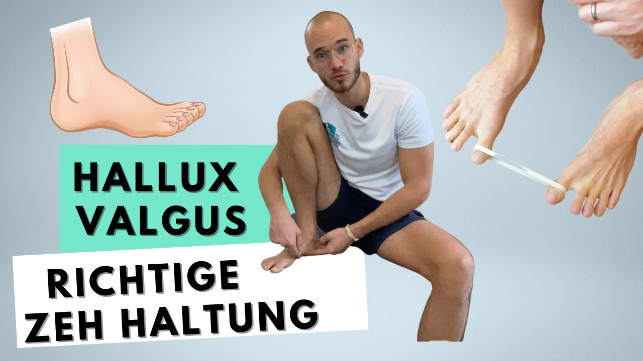 Hallux Valgus übungen Mit Gummiband www.youtube.com
