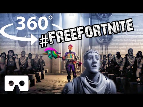 360° Nineteen Eighty-Fortnite 1984 BIG SCREEN Event #FreeFortnite VR