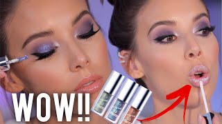 HOLO EYES AND LIPS?!...SO SPARKLY!