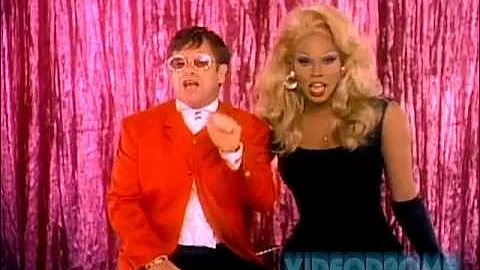 ELTON JOHN & RuPAUL "Don't Go Breakin' My Heart"