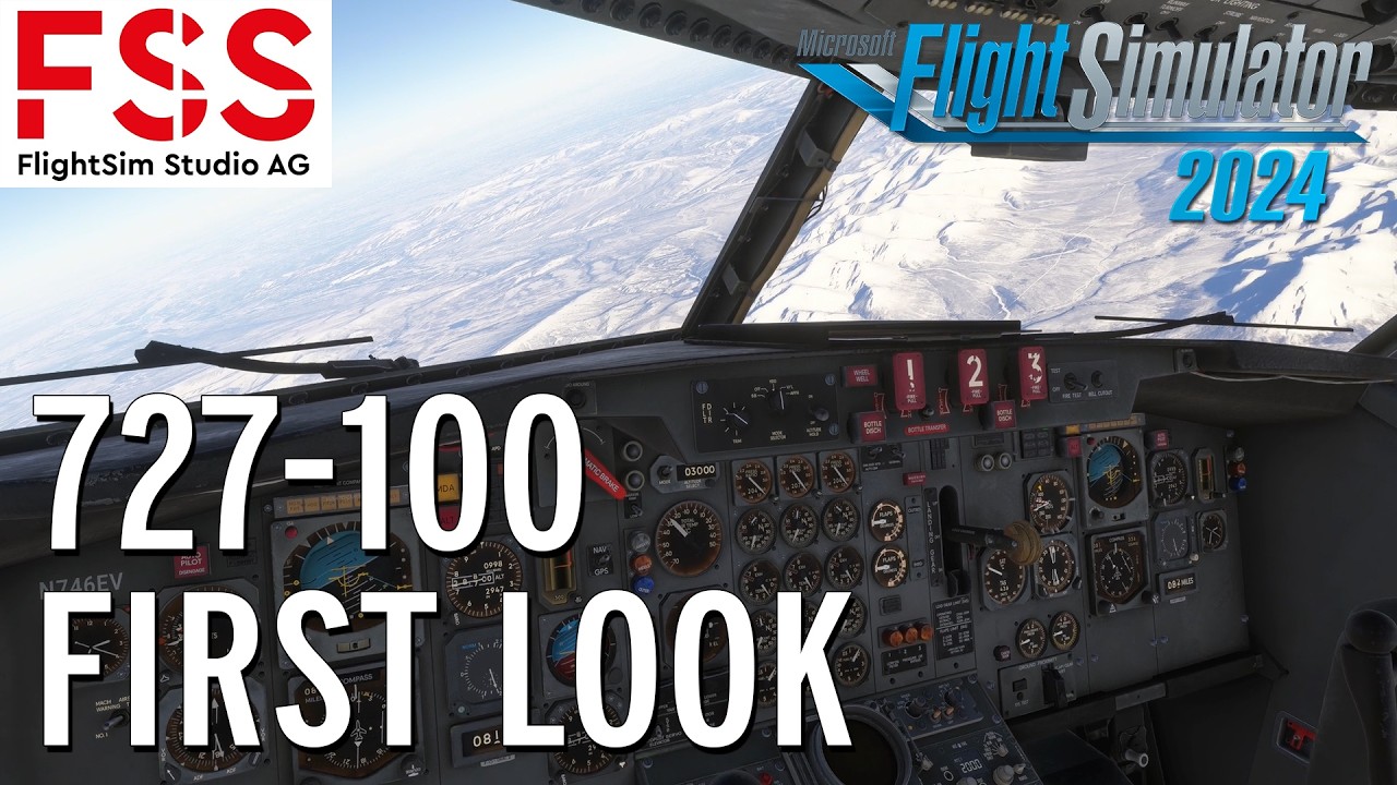 727-100 First Look and Flight