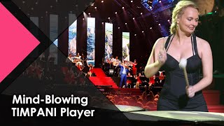 Mind-Blowing TIMPANI Player in This Irish Medley - Wendy Kokkelkoren